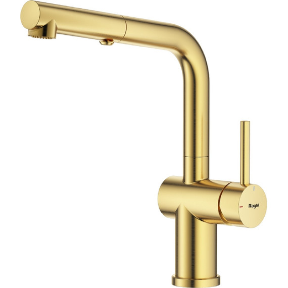 Смеситель для кухни Raglo R86.49.03, золотой сатин - фото 