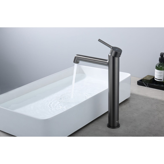 Смеситель для раковины высокий Raglo R20.15.09, графит - фото 6