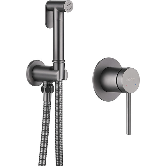 Набор для гигиенического душа Abber Emotion AF8825NG, никель - фото 