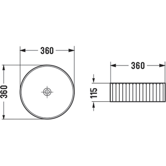 Раковина-чаша Vincea 36 см VBS-501 - фото 3