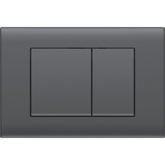 Кнопка смыва Vincea VFP-001GM, вороненая сталь - фото 