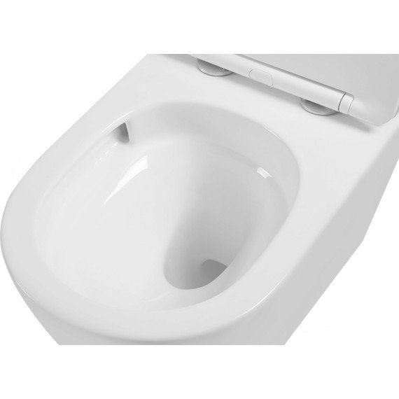 Унитаз подвесной Vincea Globo VT1-14ST с тонкой крышкой микролифт (Система смыва торнадо) - фото 2