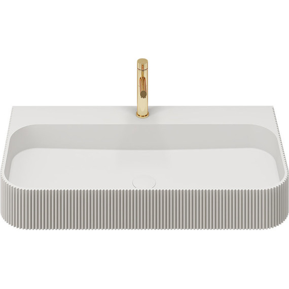 Раковина подвесная Vincea 75 см VWB-6SG75MW, белый матовый - фото 3