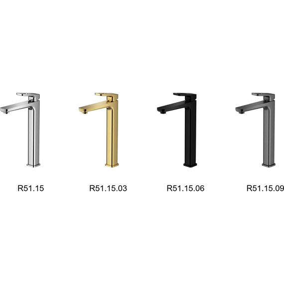 Смеситель для раковины высокий Raglo R51.15.06, чёрный - фото 11