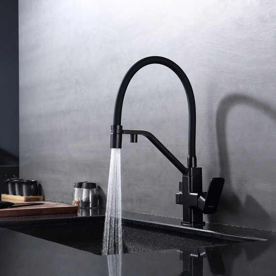 Смеситель для кухни Raglo R85.62.06, чёрный - фото 6