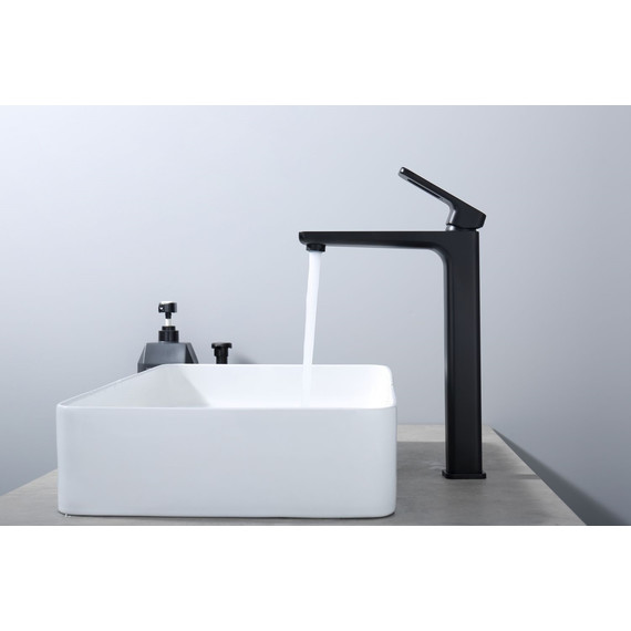 Смеситель для раковины высокий Raglo R51.15.06, чёрный - фото 4