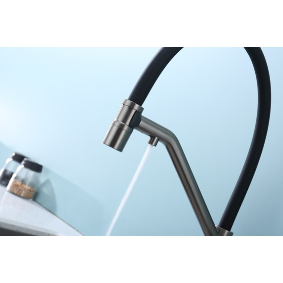 Смеситель для кухни Raglo R80.62.09, графит - фото 13