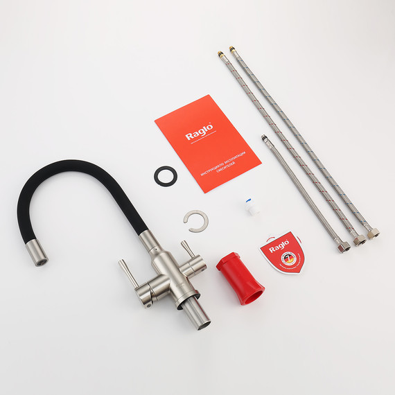 Смеситель для кухни Raglo R81.64.05, сатин - фото 9