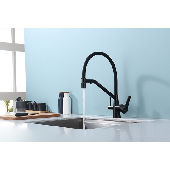 Смеситель для кухни Raglo R80.62.06, чёрный - фото 4