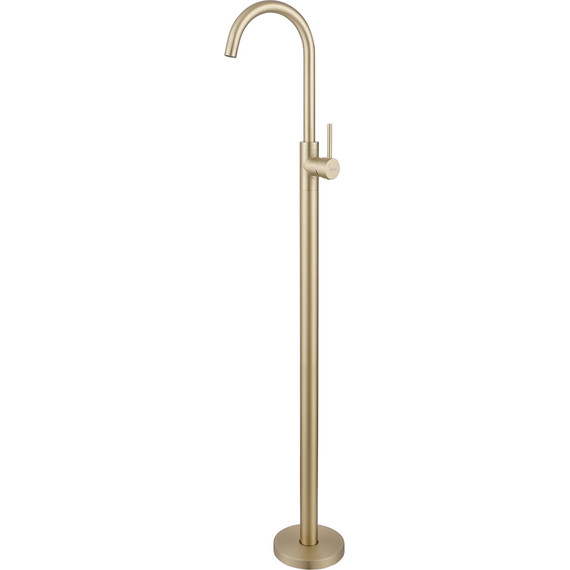 Смеситель для раковины напольный Abber Wasser Kreis AF8141G, золото матовый, Цвет производителя: золото матовое - фото 