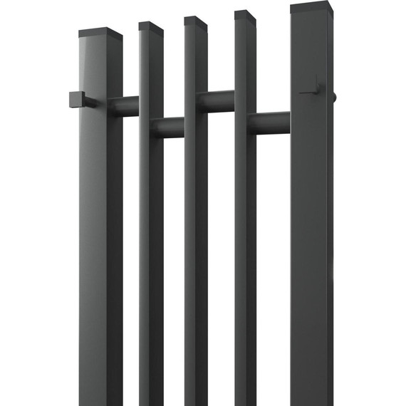 Полотенцесушитель электрический Point Фрея П2 180x1200 мм PN20732GB (возможность скрытого подключения) L, графит - фото 3