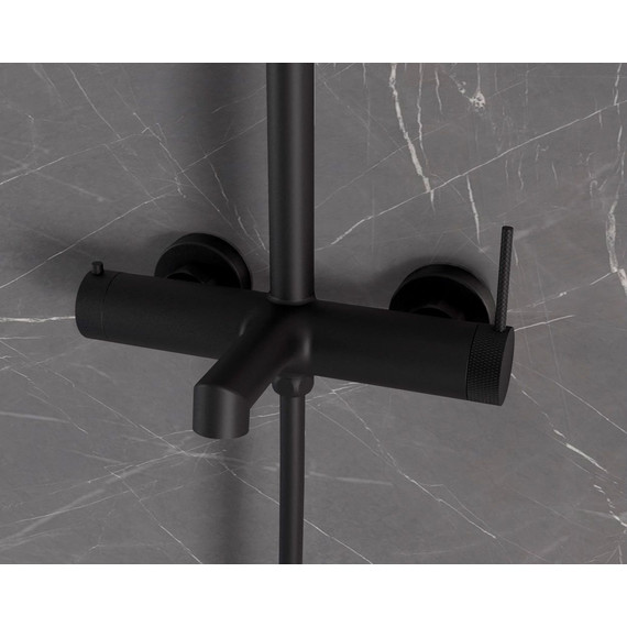 Душевая система для ванны Vincea Rim VSFS-2RM1MB, чёрный - фото 3