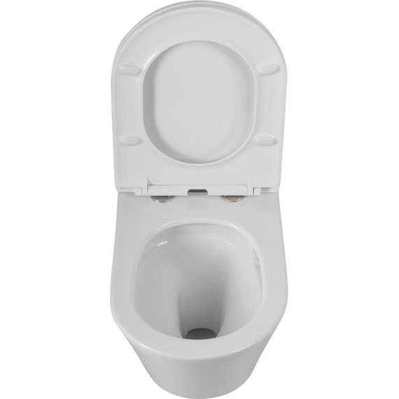 Унитаз подвесной безободковый Cezares Liner-Tor CZR-38083-49-TH-TOR/SC с крышкой микролифт (система смыва Торнадо) - фото 13