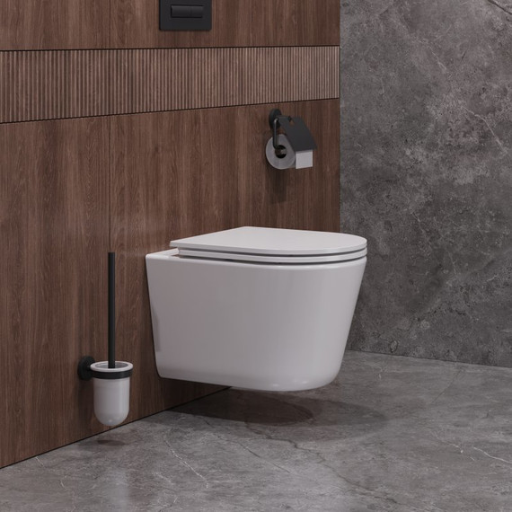 Унитаз подвесной безободковый Cezares Liner-Tor CZR-38083-49-TH-TOR/SC с крышкой микролифт (система смыва Торнадо) - фото 3