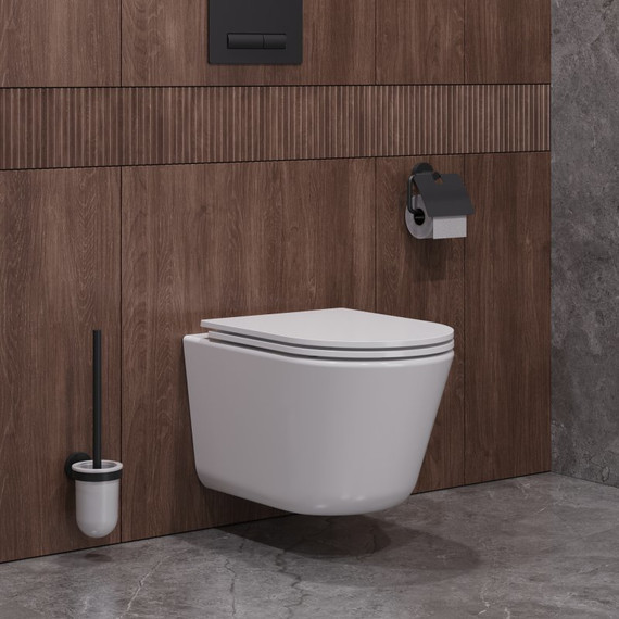 Унитаз подвесной безободковый Cezares Liner-Tor CZR-38083-49-TH-TOR/SC с крышкой микролифт (система смыва Торнадо) - фото 7