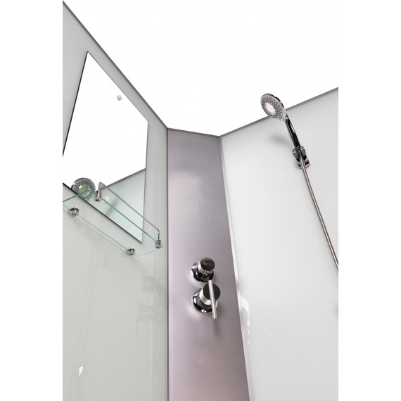 Душевая кабина Niagara Classic 90x90 см NG-1108-14BKT, серебро/матовое (безсиликоновая сборка) - фото 14