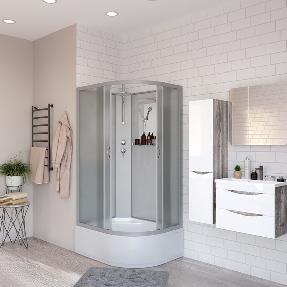 Душевая кабина Niagara Classic 120x80 см NG-2310-14LBKT, серебро/матовое (безсиликоновая сборка) - фото 3