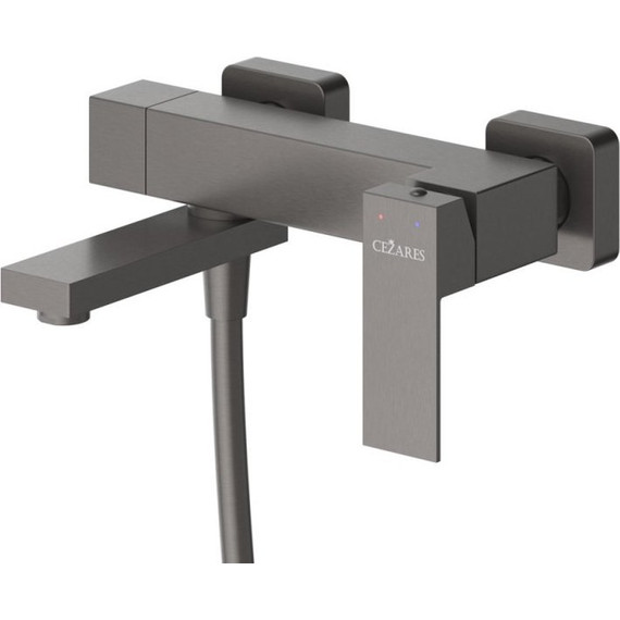 Смеситель для ванны Cezares SLIDER-VD-GM, оружейная сталь, Цвет производителя: оружейная сталь - фото 2