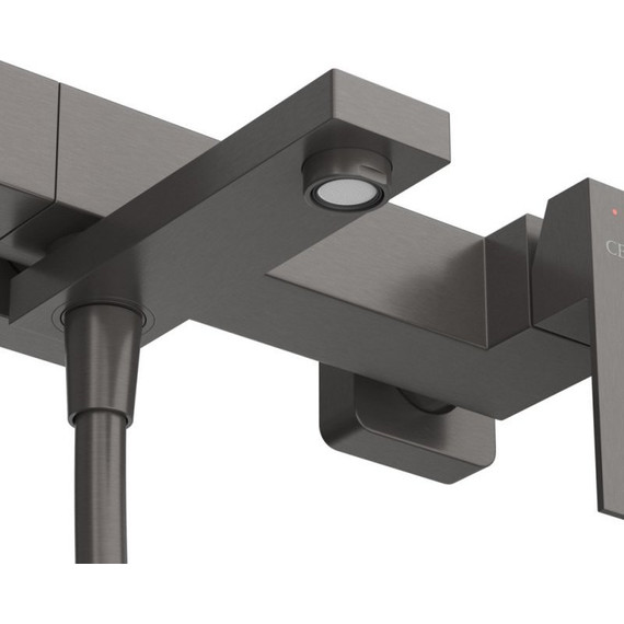 Смеситель для ванны Cezares SLIDER-VD-GM, оружейная сталь, Цвет производителя: оружейная сталь - фото 5