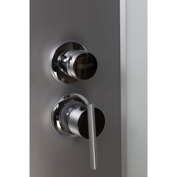 Гидробокс Niagara Classic 120x80 см NG-3312-14RF, серебро/матовое (безсиликоновая сборка) - фото 6