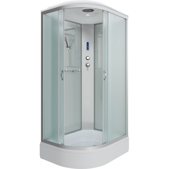 Душевая кабина Niagara Classic 110x90 см NG-33194-14RP, серебро/матовое (безсиликоновая сборка) - фото 