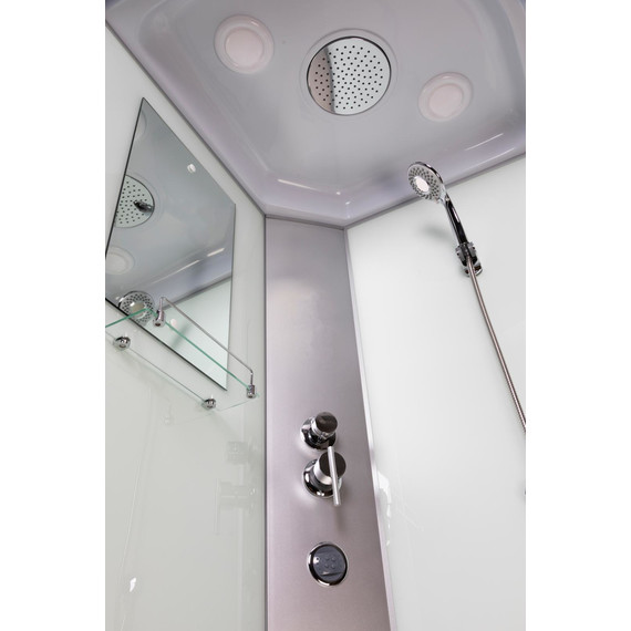 Душевая кабина Niagara Classic 90x70 см NG-33974-14L, серебро/матовое (безсиликоновая сборка) - фото 13