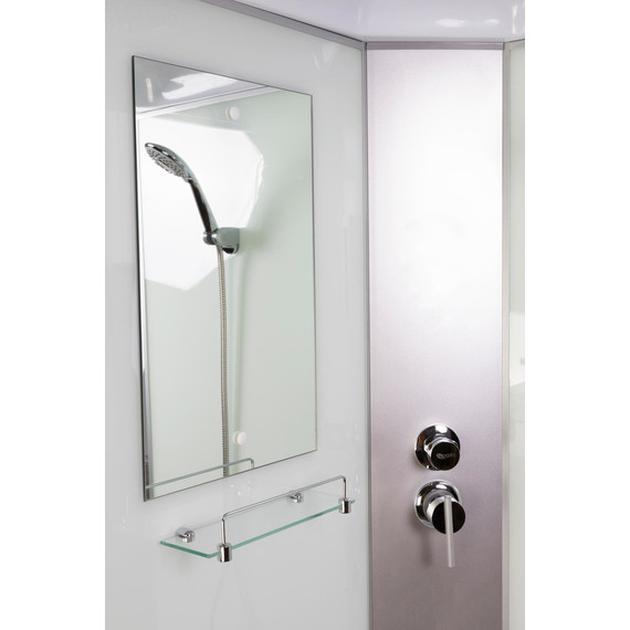 Душевая кабина Niagara Classic 90x70 см NG-33974-14RP, серебро/матовое (безсиликоновая сборка) - фото 5