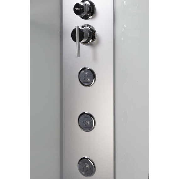 Гидробокс Niagara Classic 120x80 см NG-43285-14QG, серебро/матовое (безсиликоновая сборка) - фото 17