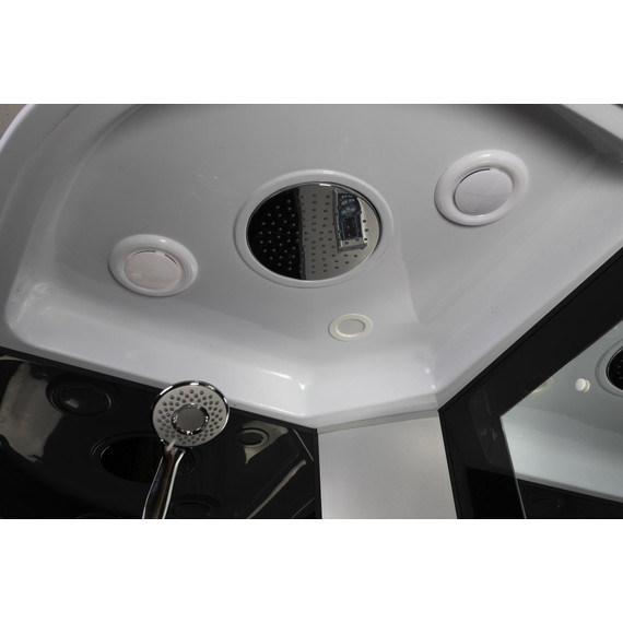 Гидробокс Niagara Classic 120x80 см NG-3512-14LG, серебро/тонированное (безсиликоновая сборка) - фото 15