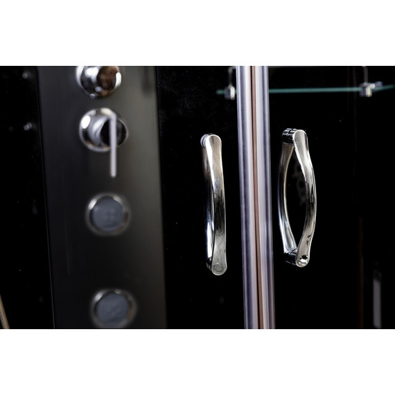 Гидробокс Niagara Classic 120x80 см NG-3512-14LG, серебро/тонированное (безсиликоновая сборка) - фото 8