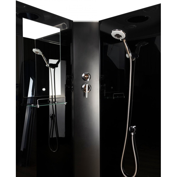 Душевая кабина Niagara Classic 90x90 см NG-6508-14BKT, чёрный/тонированное (безсиликоновая сборка) - фото 6