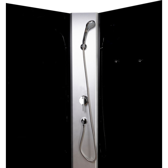 Душевая кабина Niagara Eco 110x80 см E110/80/40R/TN/BK, хром матовый/тонированное (безсиликоновая сборка) - фото 9