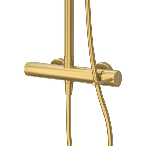 Душевая стойка Cezares RELAX-CD-BORO, брашированное золото, Цвет производителя: брашированное золото - фото 3
