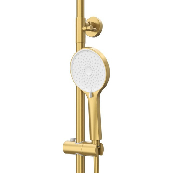 Душевая стойка Cezares RELAX-CVD-BORO, брашированное золото - фото 7