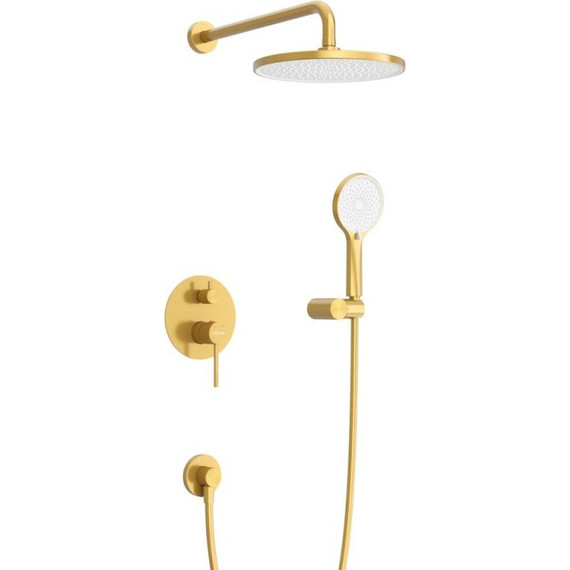Душевая система для душа Cezares RELAX-DSET-BORO, брашированное золото, Цвет производителя: брашированное золото - фото 3
