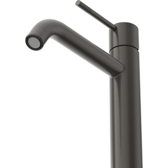 Смеситель для раковины высокий Cezares RELAX-LC1-GM-W0, оружейная сталь, Цвет производителя: оружейная сталь - фото 3