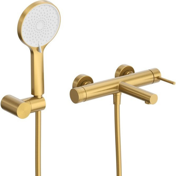 Смеситель для ванны Cezares RELAX-VD-BORO, брашированное золото, Цвет производителя: брашированное золото - фото 2