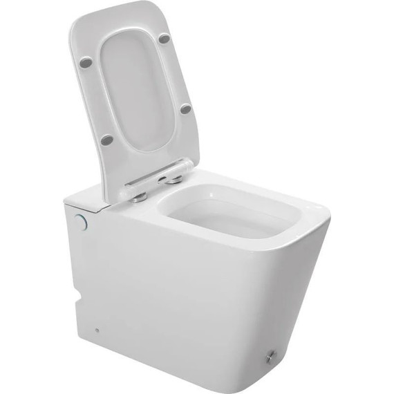 Унитаз приставной безободковый с импульсным смывом SantiLine SL-5033 - фото 3