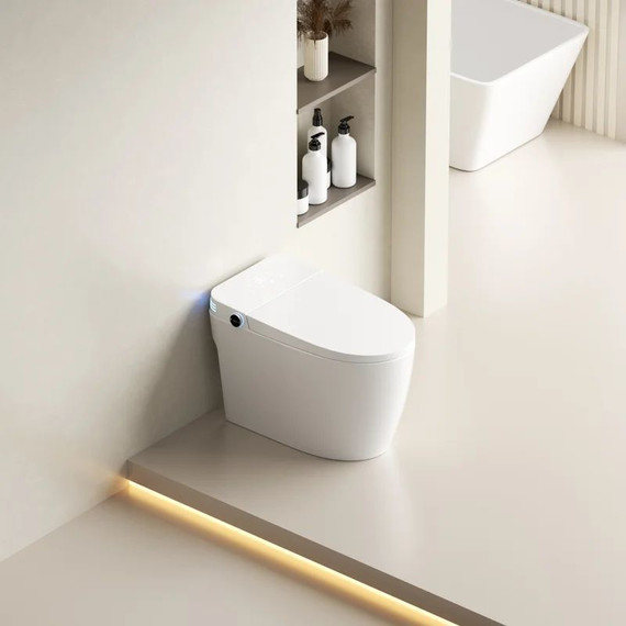 Унитаз-биде приставной электронный SantiLine SL-5035 - фото 2