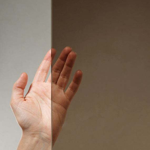 Душевое ограждение Cezares SLIDER-A-2-90/100-BR-BORO (90-100)x(90-100) см (стекло 8 мм) брашированное золото/тонированное - фото 3