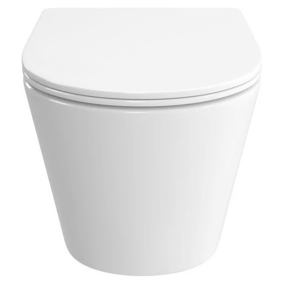 Инсталляция с подвесным унитазом комплект: Grohe Rapid SL 38772001 с подвесным безободковым унитазом BelBagno Tre-Tor BB5180CH-TOR/SC сиденье микролифт, крепление, кнопка смыва хром (Система смыва торнадо) - фото 9