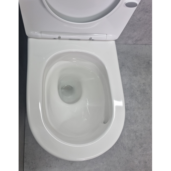 Унитаз-компакт CeramaLux TR2177 с крышкой микролифт (система смыва торнадо) с арматурой Geberit - фото 5