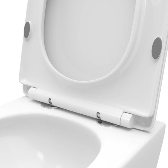 Инсталляция с подвесным унитазом комплект: Grohe Rapid SL 38772001 с подвесным безободковым унитазом BelBagno Uno-Tor BB5177CH-TOR/SC сиденье микролифт, крепление, кнопка смыва хром (Система смыва торнадо) - фото 11