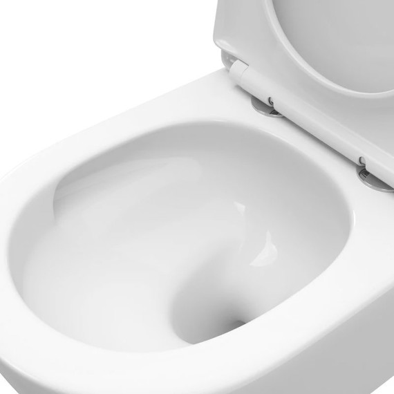 Инсталляция с подвесным унитазом комплект: Grohe Rapid SL 38772001 с подвесным безободковым унитазом BelBagno Uno-Tor BB5177CH-TOR/SC сиденье микролифт, крепление, кнопка смыва хром (Система смыва торнадо) - фото 10