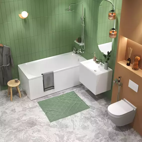 Ванна акриловая 1Marka Elegance 150x70 см, Размер - мм: 1500х700 - фото 6