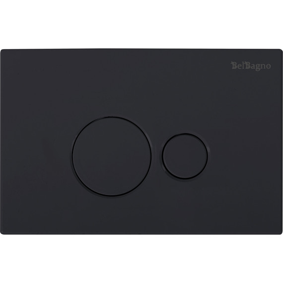 Кнопка смыва BelBagno BB084NERO, чёрный матовый - фото 