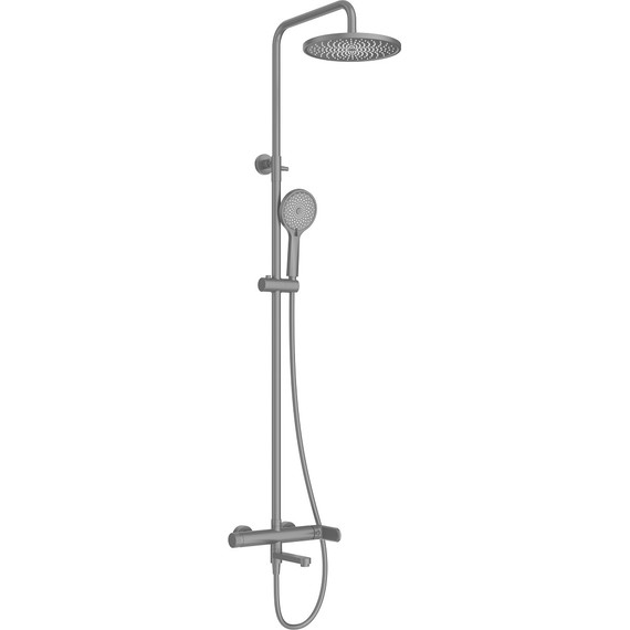 Душевая стойка Cezares STYLUS-CVD-NOP, чёрный матовый, Цвет производителя: чёрный матовый - фото 