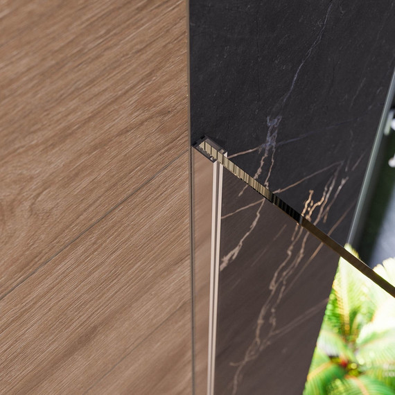 Душевая перегородка Mirsant Walk in 90 см с аксессуарами (стекло 8 мм) хром/прозрачное - фото 3