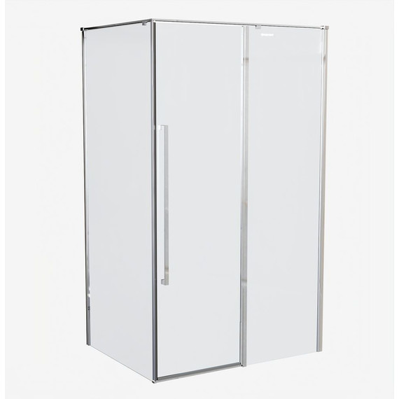 Душевое ограждение Mirsant Next 120х90 см хром/прозрачное - фото 2