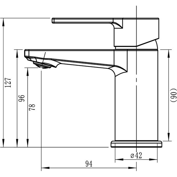 Смеситель для раковины Sole Ladoga S081C - фото 2